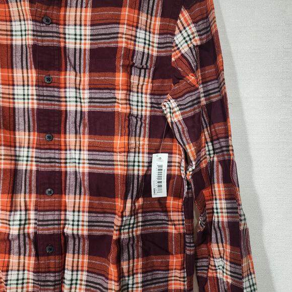 Men's Button Down Regular Fit Long Sleeve Plaid Flannel Shirts size medium - Picture 3 of 8